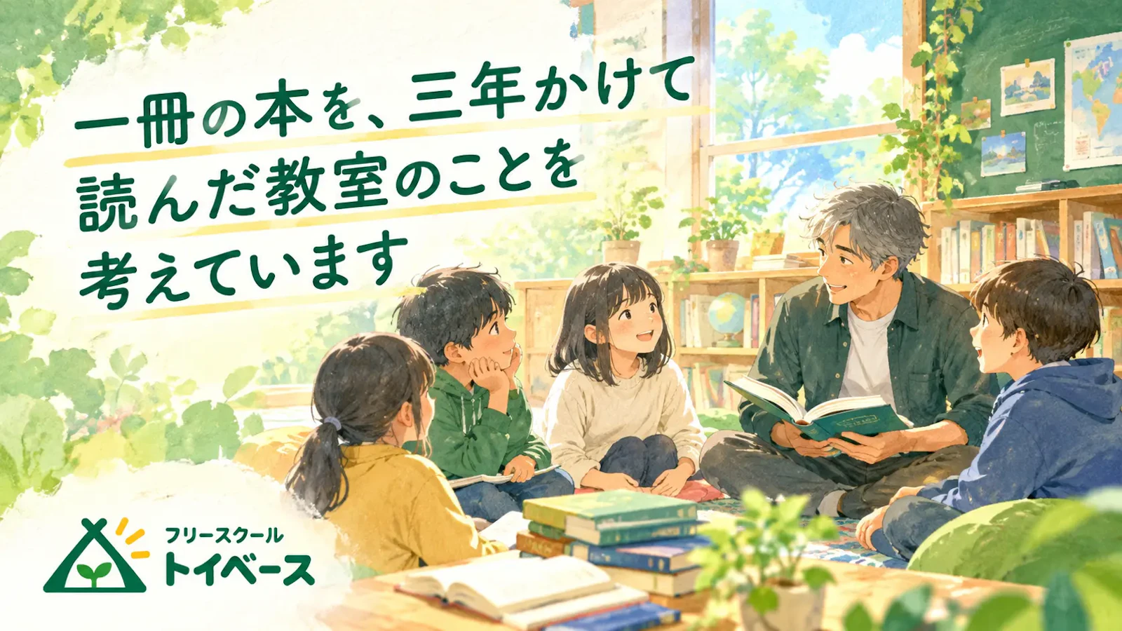 一冊の本を、三年かけて読んだ教室のことを考えています